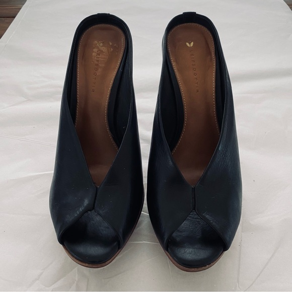 Anthropologie Black and Brown Mules - Picture 4 of 10